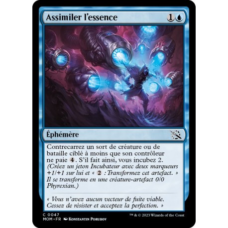 (FOIL) Bleue - Assimiler l'essence (C) [MOM]