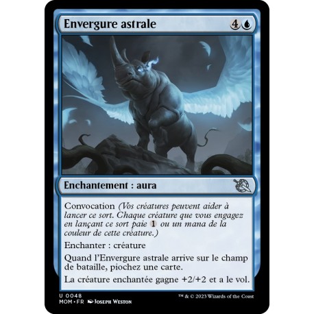 (FOIL) Bleue - Envergure astrale (U) [MOM]