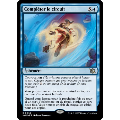 (FOIL) Bleue - Compléter le circuit (R) [MOM]