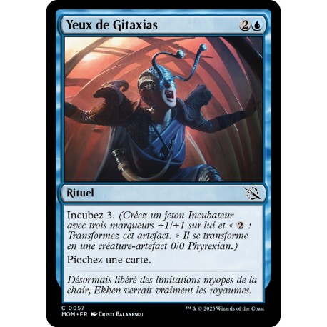 (FOIL) Bleue - Yeux de Gitaxias (C) [MOM]