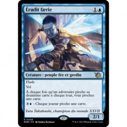 (FOIL) Bleue - Érudit faerie (R) [MOM]