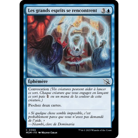 (FOIL) Bleue - Les grands esprits se rencontrent (C) [MOM]