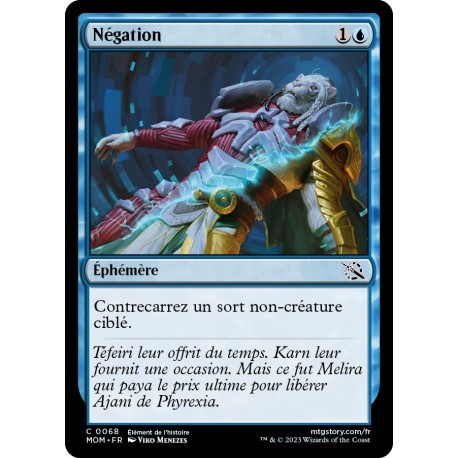 (FOIL) Bleue - Négation (C) [MOM]