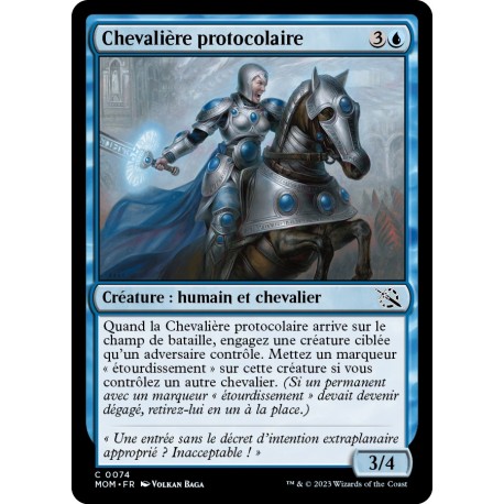(FOIL) Bleue - Chevalière protocolaire (C) [MOM]