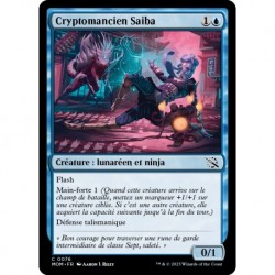 (FOIL) Bleue - Cryptomancien Saiba (C) [MOM]