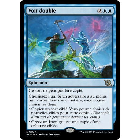 (FOIL) Bleue - Voir double (R) [MOM]