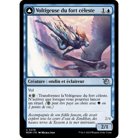 (FOIL) Bleue - Voltigeuse du fort céleste (U) [MOM]