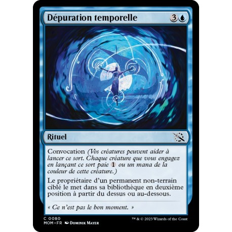 (FOIL) Bleue - Dépuration temporelle (C) [MOM]
