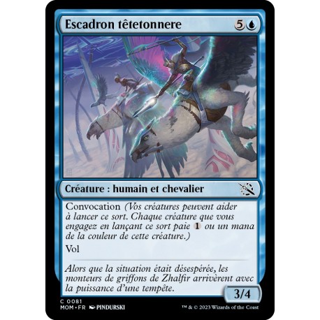 (FOIL) Bleue - Escadron têtetonnere (C) [MOM]