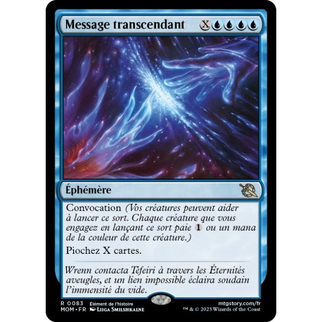 (FOIL) Bleue - Message transcendant (R) [MOM]