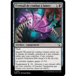 (FOIL) Noire - Éventail de combat à lames (C) [MOM]