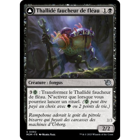 (FOIL) Noire - Thallidé faucheur de fléau (U) [MOM]