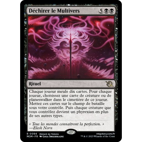(FOIL) Noire - Déchirer le Multivers (R) [MOM]