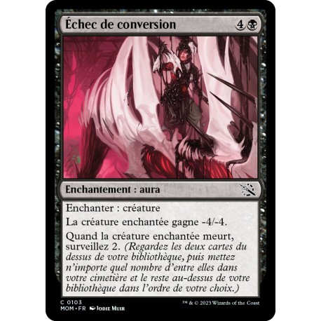 (FOIL) Noire - Échec de conversion (C) [MOM]