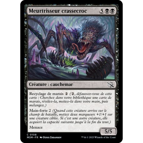 (FOIL) Noire - Meurtrisseur crasseroc (C) [MOM]