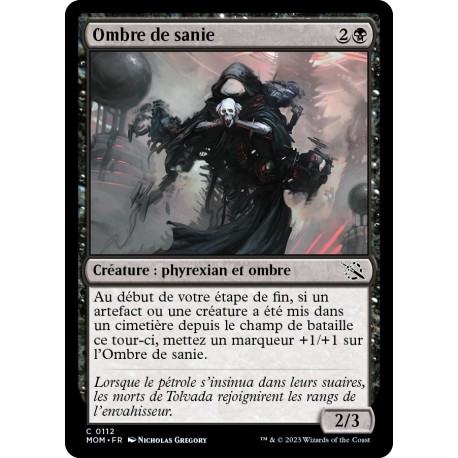 (FOIL) Noire - Ombre de sanie (C) [MOM]