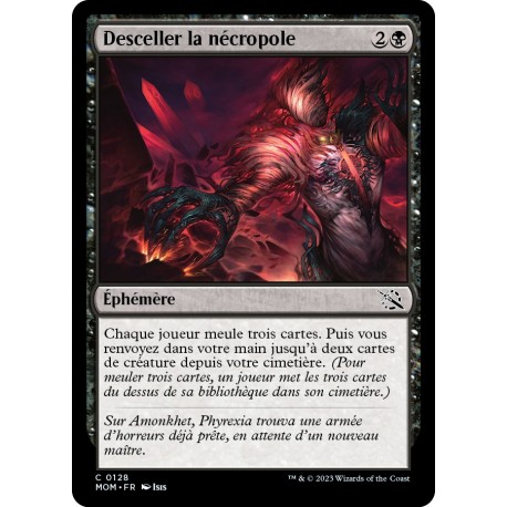 (FOIL) Noire - Desceller la nécropole (C) [MOM]