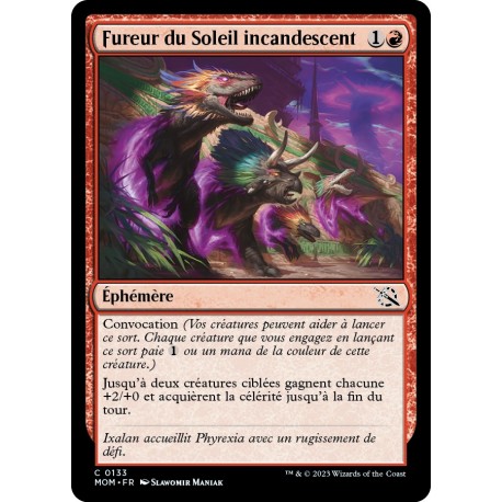 (FOIL) Rouge - Fureur du Soleil incandescent (C) [MOM]