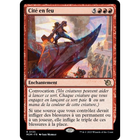 (FOIL) Rouge - Cité en feu (R) [MOM]