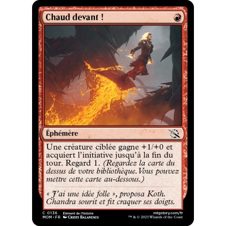 (FOIL) Rouge - Chaud devant ! (C) [MOM]