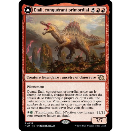 (FOIL) Rouge - Etali, conquérant primordial (R) [MOM]