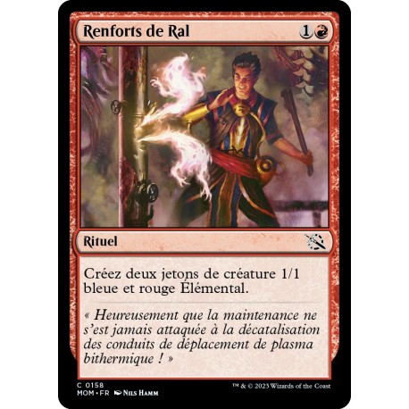 (FOIL) Rouge - Renforts de Ral (C) [MOM]