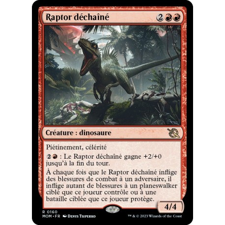 (FOIL) Rouge - Raptor déchaîné (R) [MOM]