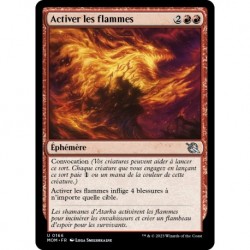 (FOIL) Rouge - Activer les flammes (U) [MOM]