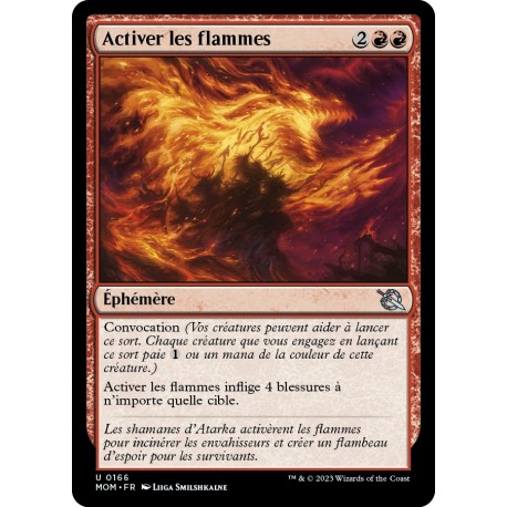 (FOIL) Rouge - Activer les flammes (U) [MOM]