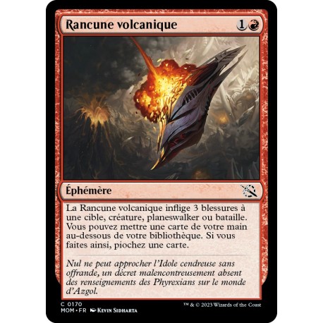 (FOIL) Rouge - Rancune volcanique (C) [MOM]