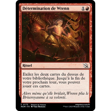 (FOIL) Rouge - Détermination de Wrenn (C) [MOM]