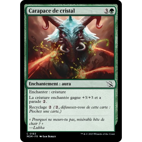 (FOIL) Verte - Carapace de cristal (C) [MOM]