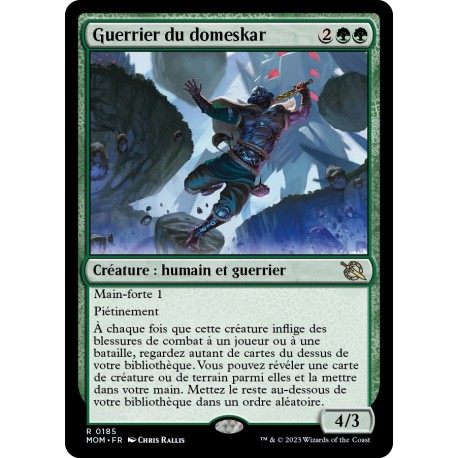 (FOIL) Verte - Guerrier du domeskar (R) [MOM]