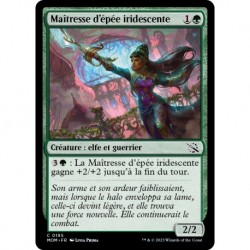 (FOIL) Verte - Maîtresse d'épée iridescente (C) [MOM]