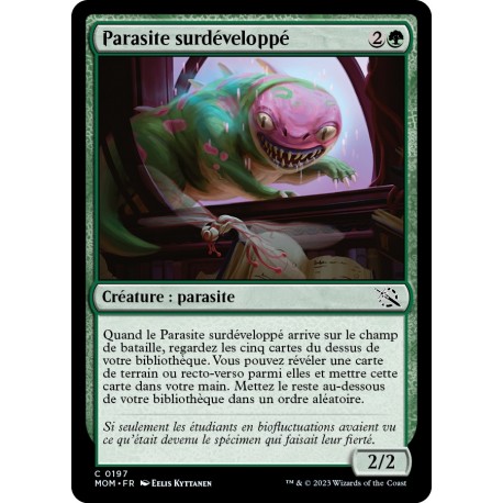 (FOIL) Verte - Parasite surdéveloppé (C) [MOM]