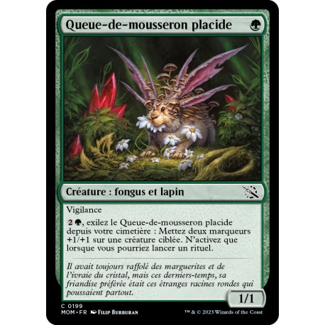 (FOIL) Verte - Queue-de-mousseron placide (C) [MOM]
