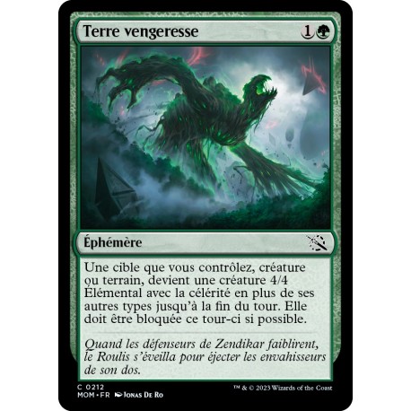 (FOIL) Verte - Terre vengeresse (C) [MOM]