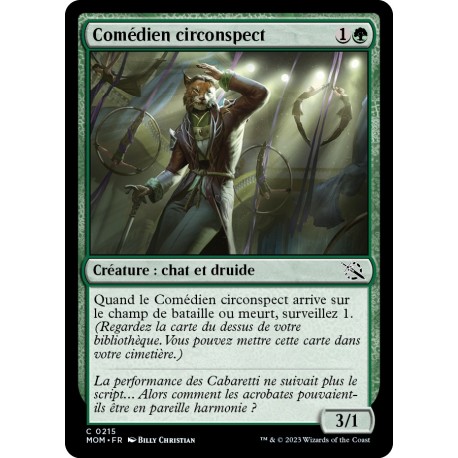 (FOIL) Verte - Comédien circonspect (C) [MOM]