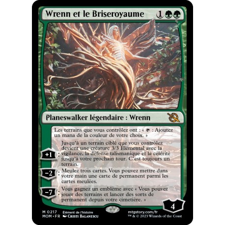 (FOIL) Verte - Wrenn et le Briseroyaume (M) [MOM]