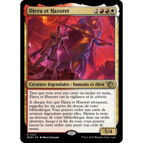 (FOIL) Multicolore - Djeru et Hazoret (R) [MOM]