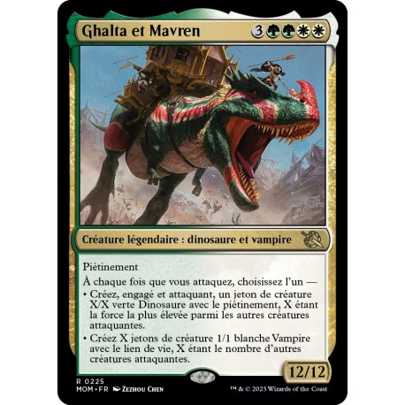 (FOIL) Multicolore - Ghalta et Mavren (R) [MOM]