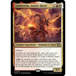 (FOIL) Multicolore - Quintorius, maître docte (R) [MOM]