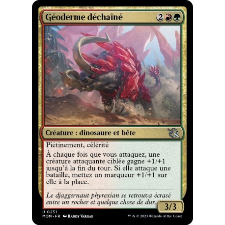 (FOIL) Multicolore - Géoderme déchaîné (U) [MOM]