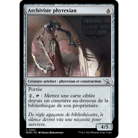 (FOIL) Artefact - Archiviste phyrexian (C) [MOM]