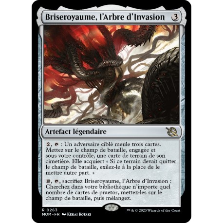 (FOIL) Artefact - Briseroyaume, l'Arbre d'Invasion (R) [MOM]