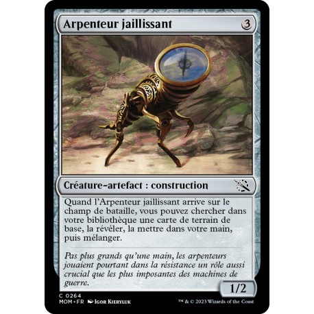 (FOIL) Artefact - Arpenteur jaillissant (C) [MOM]
