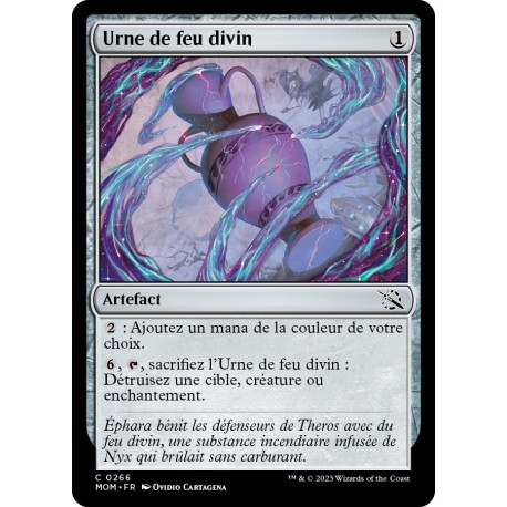 (FOIL) Artefact - Urne de feu divin (C) [MOM]