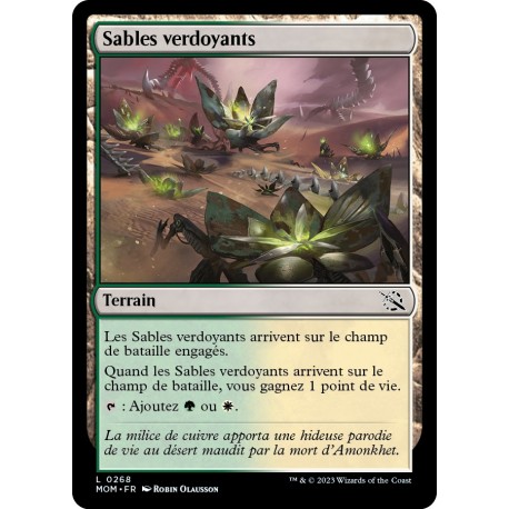 (FOIL) Terrain - Sables verdoyants (C) [MOM]