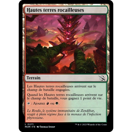 (FOIL) Terrain - Hautes terres rocailleuses (C) [MOM]