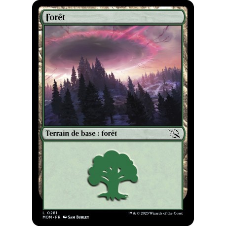 (FOIL) Terrain - Forêt (V1) (L) [MOM]